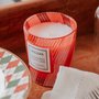 Vela Crushed Candy Cane Copo Trabalhado Voluspa 40 Horas
