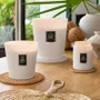 Vela Pote De Vidro 5 Pavios Tahitian Coconut Vanilla Voluspa 250 Horas