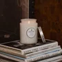 Vela Pote Vidro G 100H Maison Suede Blanc Voluspa