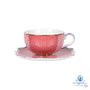 Xícara de Café de Porcelana com Pires Royal Pip Studio Rosa
