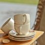 Xícara de Chá com Pires Argile Aquarelle Sea Copa & Cia Estampado