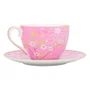 Xícara de Chá com Pires Early Bird Pip Studio Rosa 280 ml