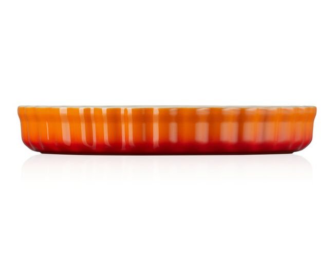 Travessa Canelada para Flan Heritage Le Creuset Laranja 28 cm