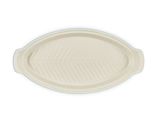 Travessa para Peixe com Tampa Heritage Le Creuset Bleu Riviera 34 cm