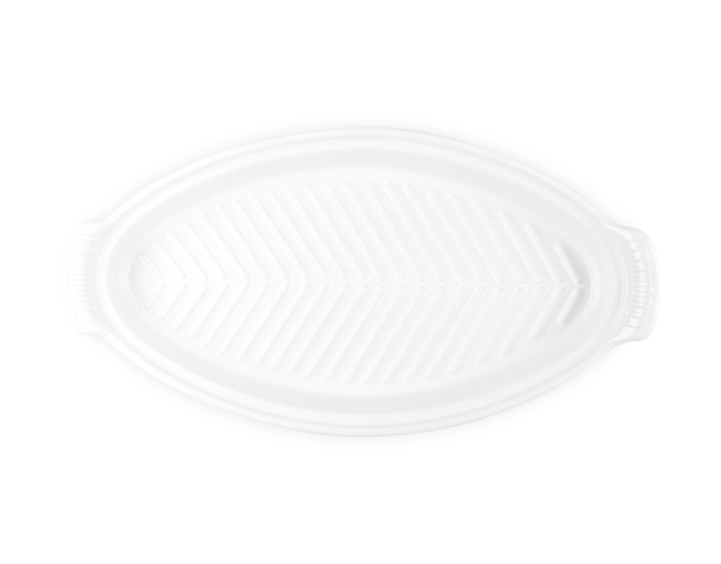 Travessa para Peixe com Tampa Heritage Le Creuset Branco 34 cm