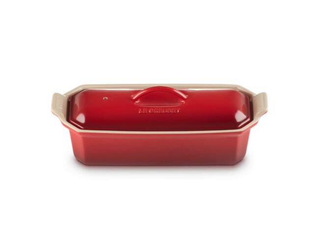 Travessa para Terrine Heritage Le Creuset Vermelho 1,1 L