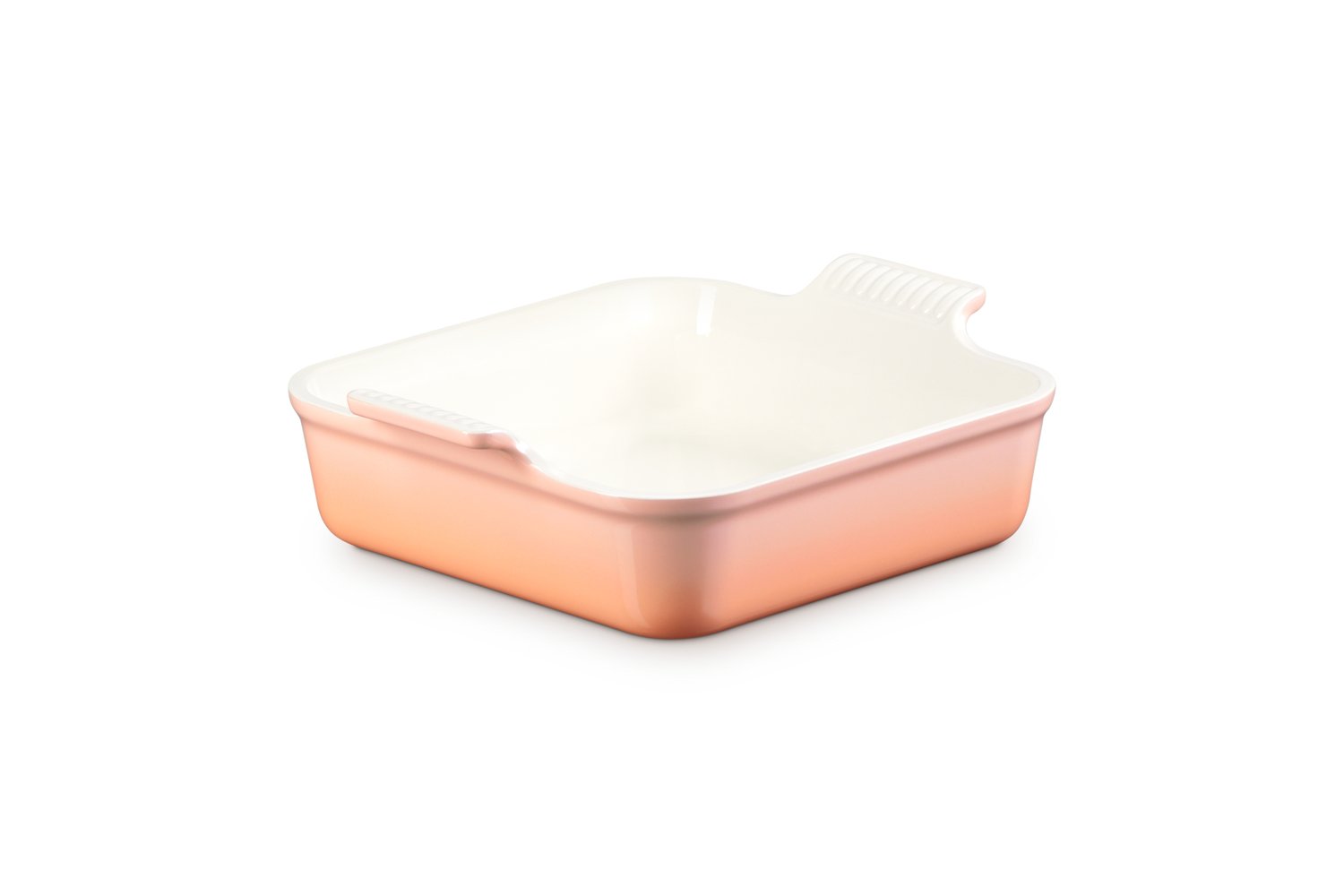 Travessa Quadrada Heritage Le Creuset Pêche 23 cm - LCL Home