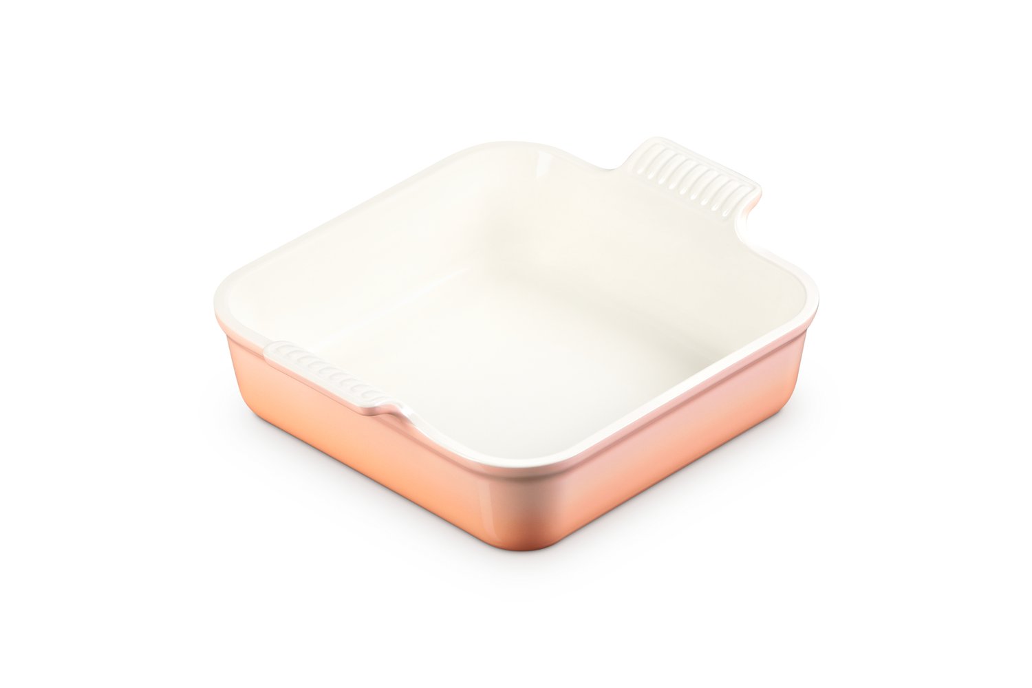 Travessa Quadrada Heritage Le Creuset Pêche 23 cm