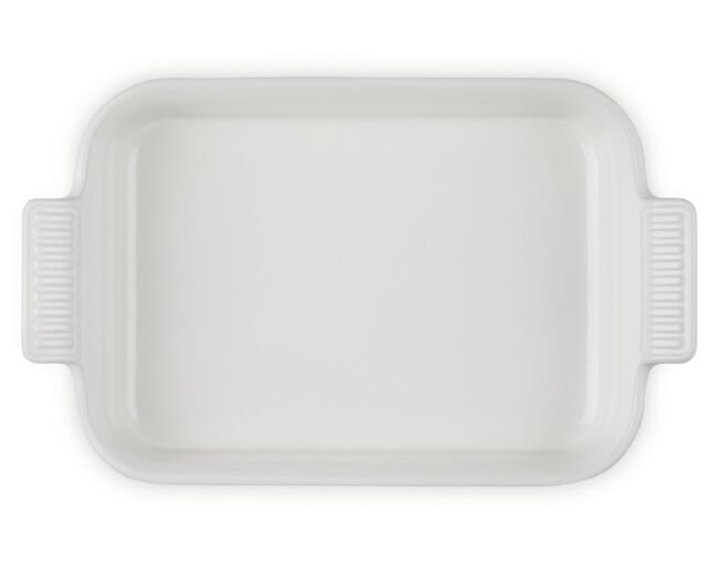 Travessa Retangular Heritage Le Creuset Meringue 19 cm