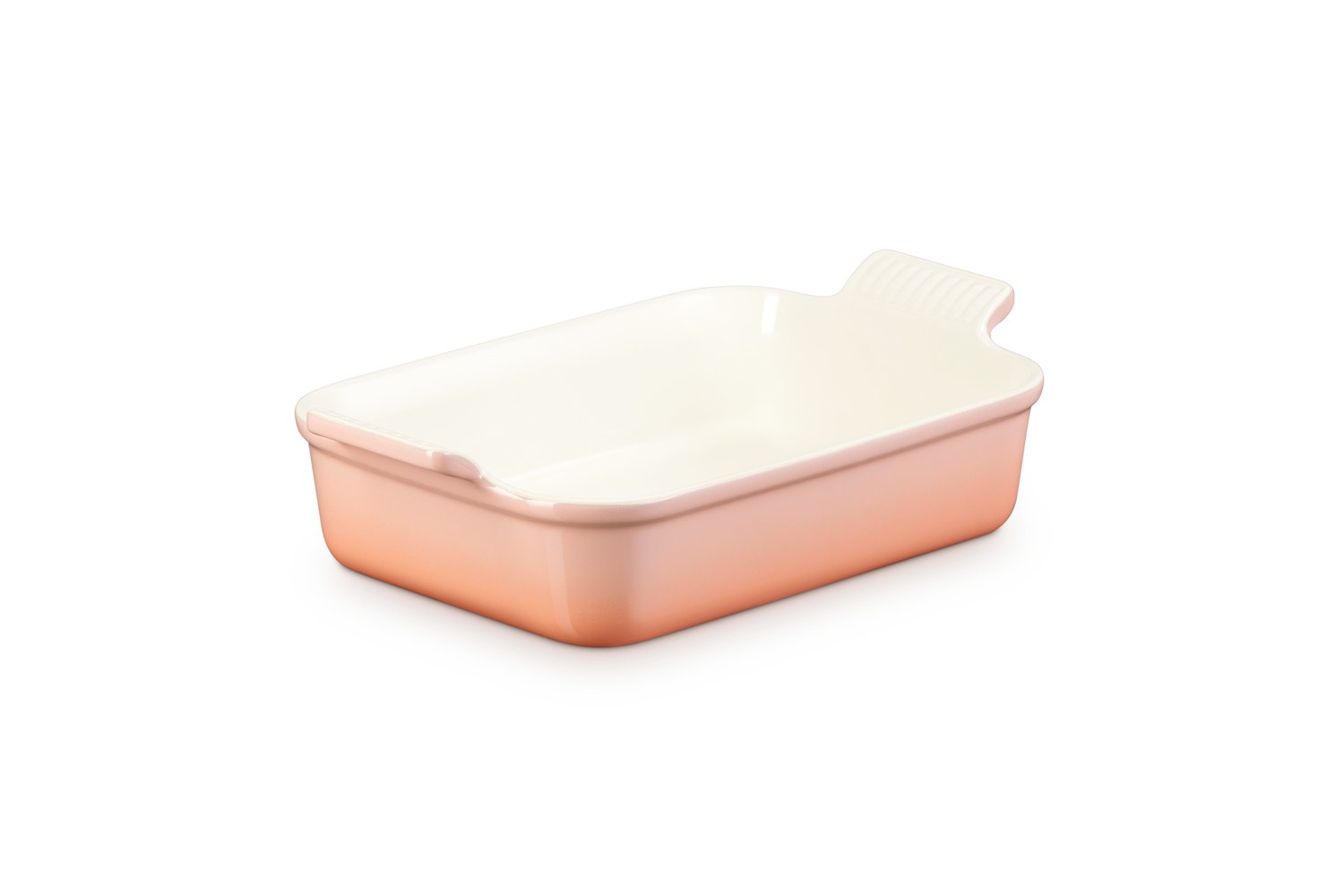 Travessa Retangular Heritage Le Creuset Pêche 26 cm