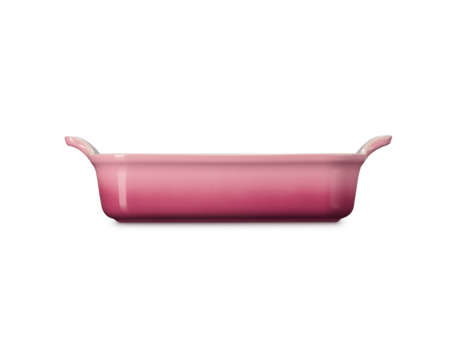 Travessa Retangular Heritage Le Creuset Rose Quartz 26 cm